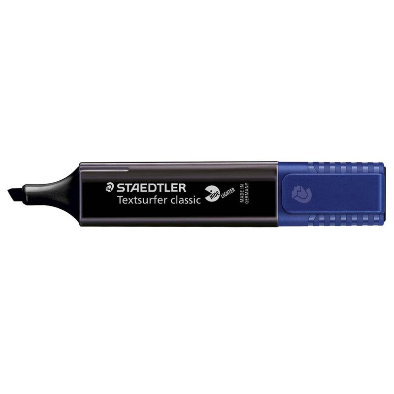 Tekstmarker, Staedtler Textsurfer, 364 C-9, 1-5MM, Skrå spids, sort, 10 Units
