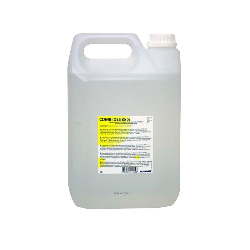 Hånddesinfektion, Novadan, Combi des, 85% flydende, 5 l