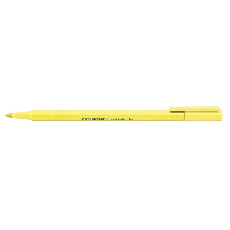 Tekstmarker, Staedtler Triplus, 362C-100, 1-4MM, Spids, gul, 10 Units