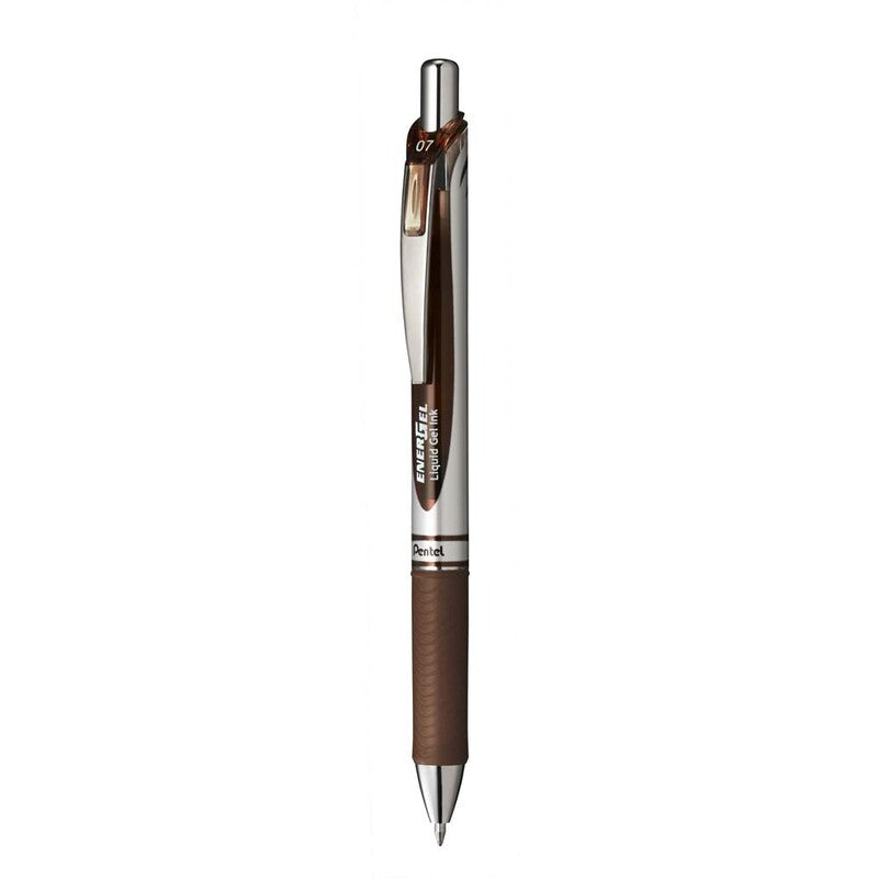 Rollerpen, Pentel EnerGel, BL77, 0,35MM, brun, Units 12