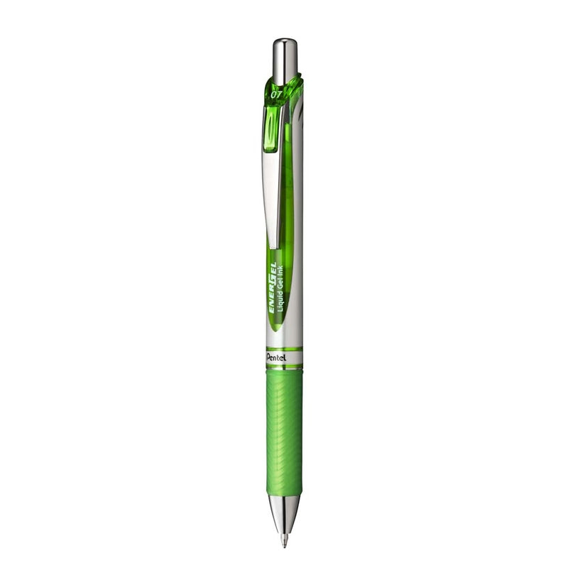 Rollerpen, Pentel EnerGel, BL77, 0,35MM, grøn, Units 12