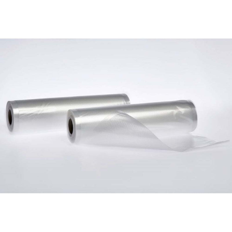 Vakuumpose , 90 µm, 200 x 6000 mm, PA+PE, transparent, pakke a 2 ruller, Roll, Fødevaregodkendt