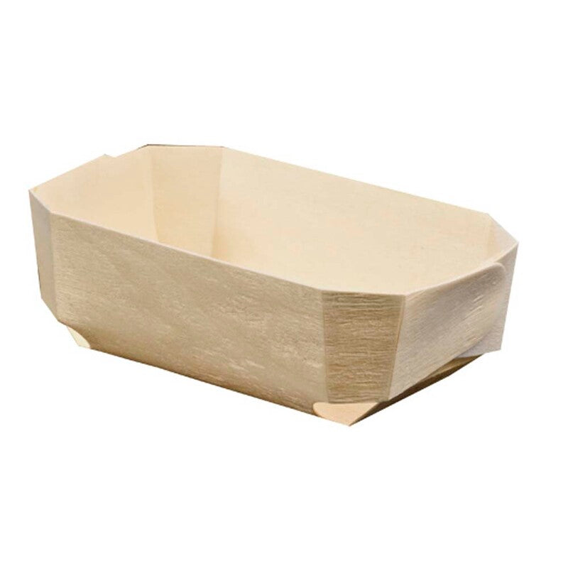 Træform, DUC, med bagepapir, Rektangulær, 110x110x60mm, træ, træ, Baking Tray, karton a 100 stk