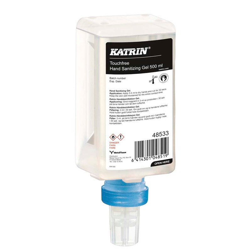 Hånddesinfektion, Katrin, Gel Refill, 500 ml