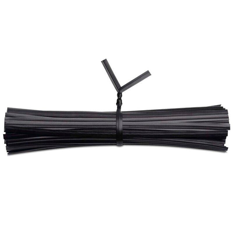 Plastclips, 200 mm, metal, gul, pakke a 1000 stk, Twist-ties