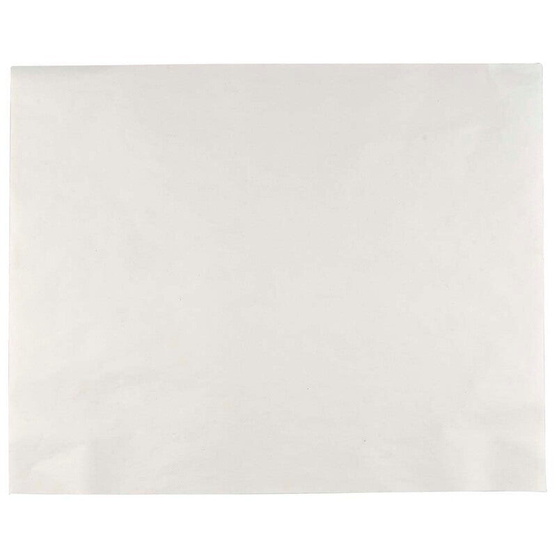 Stanset papir, flat bag, 60 g/m2, 800, x 500 mm, Papir + PE, hvid, almindelig, pakke a 10 kg, palle a 26 kartoner, Fødevaregodkendt