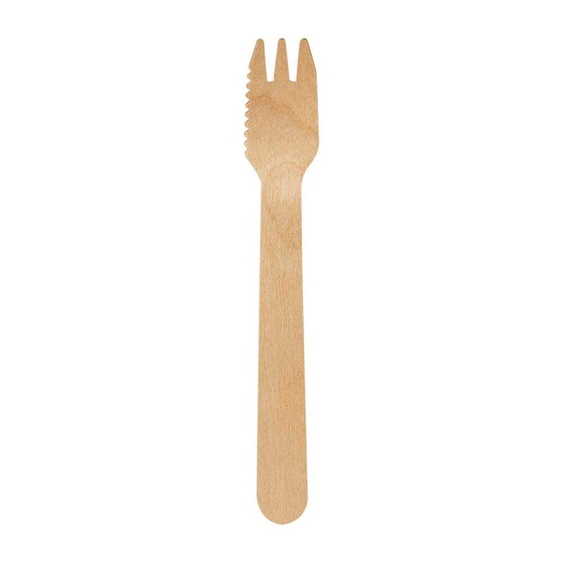 Træbestik, træ, træ, For Cake W/Cutter, pakke a 100 stk, Exclusive, Fødevaregodkendt