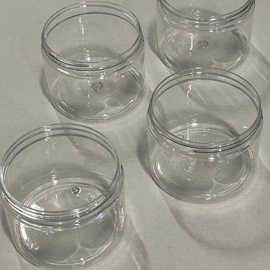 Skål, Rund, Ø 100, højde 96, polyethylen/polypropylen, transparent, pakke med 1176 stk, Fødevaregodkendt