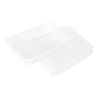 Salatbowle, Rektangulær, 850 ml, 228x156x48mm, Bambusfibre, der indeholder, hvid, Bagasse, karton a 500 stk