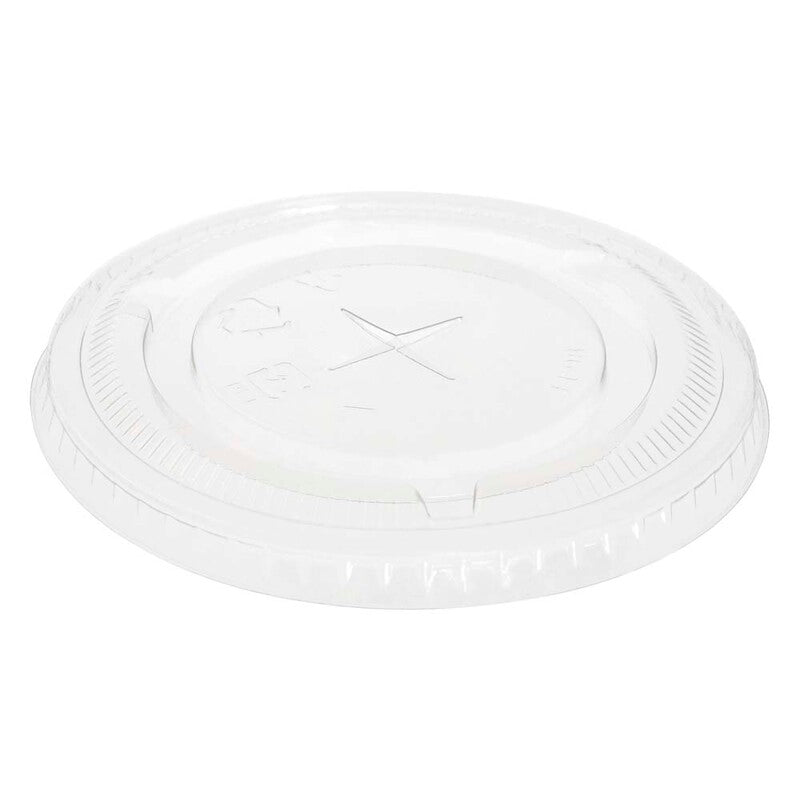 Låg t/plastglas, Duni, Rund, indvendig diameter 102.0 mm, RPET, transparent, pose a 50 stk, Fødevaregodkendt