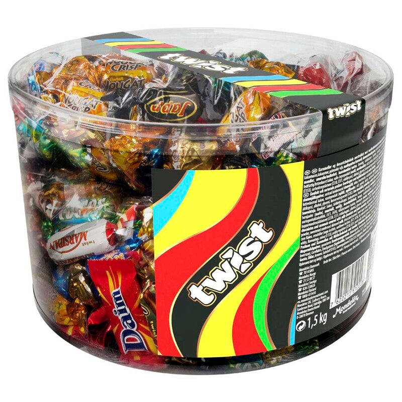 Chokolade, Marabou, Twist, pakke med 1,5 kg