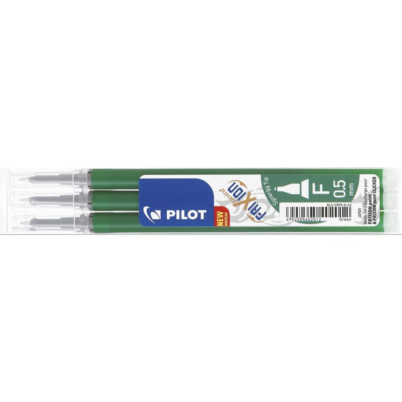 Refill, Pilot Frixion, POINT, 0,5MM, grøn, 12 Units