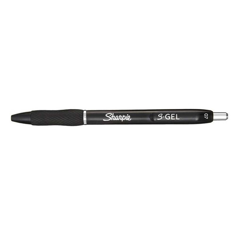 Gelpen, Sharpie S-Gel, S-Gel, 0,7MM, sort, Units 12
