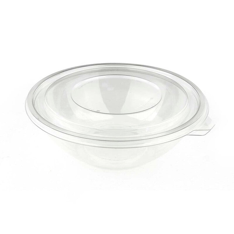 Låg t/salatbowl, Rund, Ø 180, højde 22, PP, transparent, pakke a 60 stk, Fødevaregodkendt