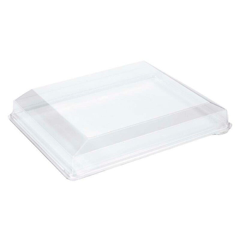 Låg t/plastbakke, Plus Pack Zen, Rektangulær, 320x250x50mm, PET, transparent, karton a 120 stk