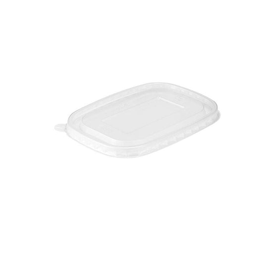 Låg t/suppebæger, 500 - 1000 ml, Firkantet, 200x172x10mm, PP, transparent, Til mikroovn, pakke a 50 stk