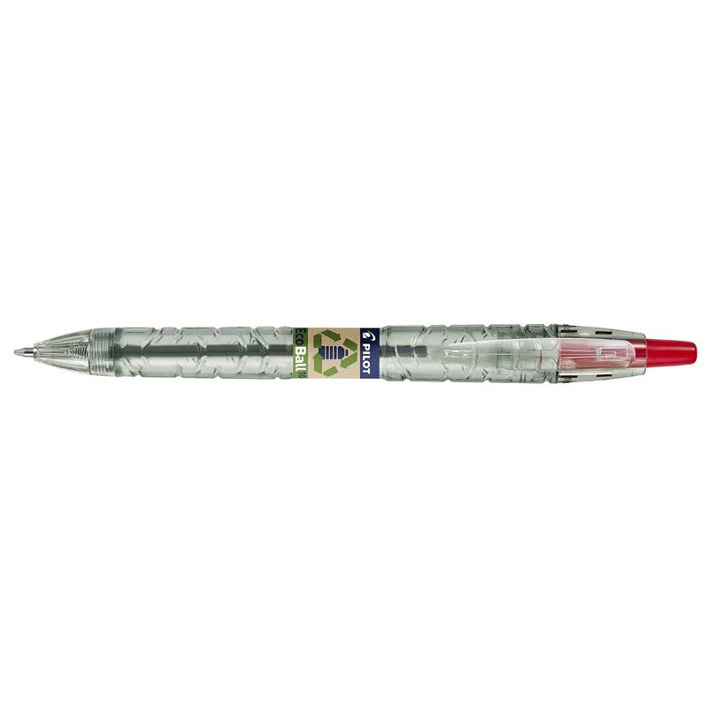 Kuglepen, Pilot Ecoball, BEGREEN, 0,27MM, rød