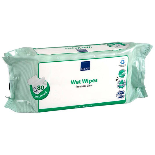 Universal rengøring, Wet wipe w/foil led, pakke a 80 ark