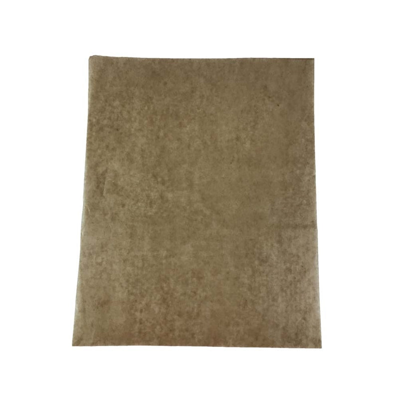Voksbehandlet kraftpapir, flat bag, 40 g/m2, 125 x 200 mm, Voks, brun, almindelig, pakke a 5 kg, palle a 100 kartoner, Fødevaregodkendt