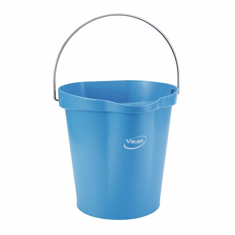 Spand, Vikan, med håndtag, 12 l, blå, 320mmx320mm x 320mm