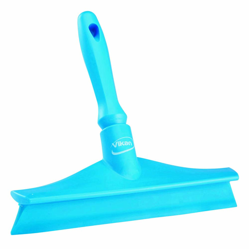 Skraber, Vikan, Table squeegee w/mini handle, blå, 245mmx50mm