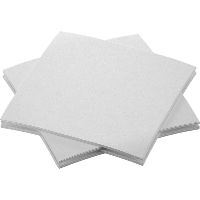 Kaffeserviet, Duni, Dunisoft, 1/4-fold, 1 lag, tissue, hvid, 200mmx200mm, pakke a 180 stk