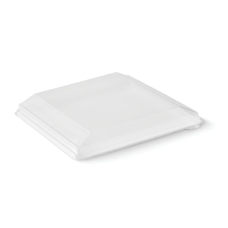 Låg t/plastbakke, Plus Pack Zen, Rektangulær, 250x250x32mm, RPET, transparent, pakke a 60 stk