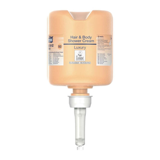 Hair and Bodyshampoo, Tork, S2, Orange, 475 ml, pakke a 1 stk