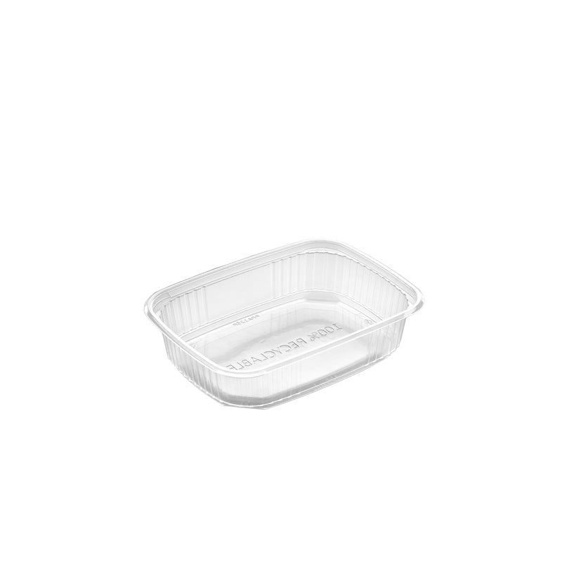 Plastbakke, Færch, Mini 65, 1-rums, Rektangulær, 125 ml, 108x81x26mm, PP, transparent, karton a 1000 stk