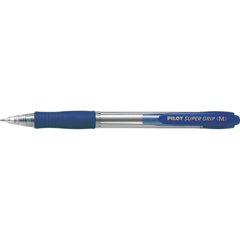 Kuglepen, Pilot Super grip G, M, 0,7MM, blå
