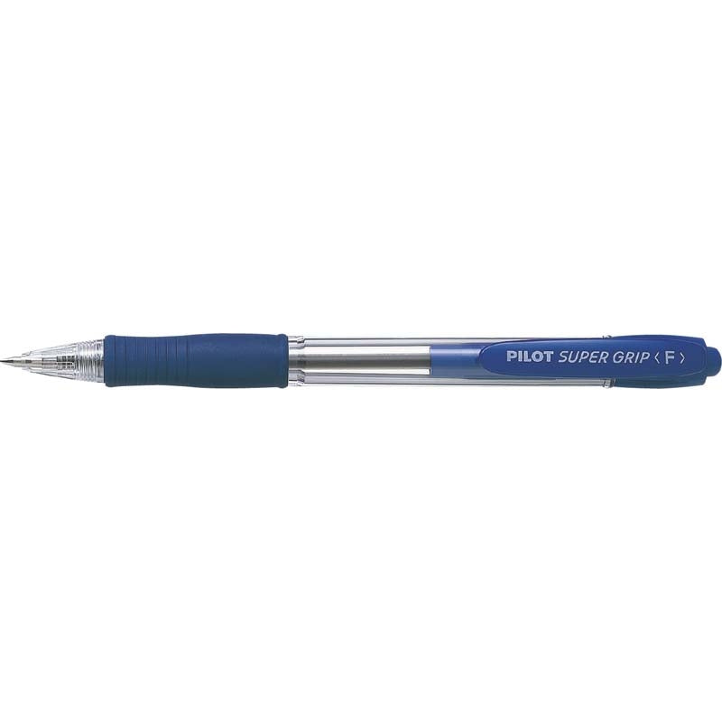 Kuglepen, Pilot Super grip G, F, 0,5MM, blå