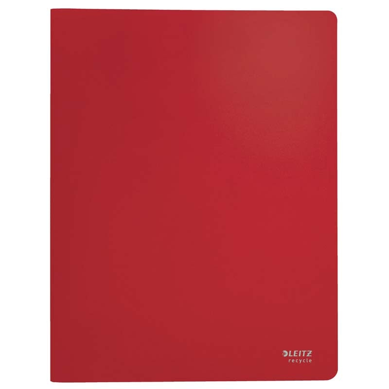Displaybog, Leitz Recycle, rød, M/40 lommer, 210x297mm, 10 Units