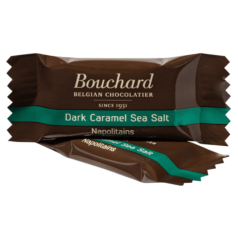 Chokolade, Bouchard, Karamel og havsalt Flowpack, pakke på 1 kg