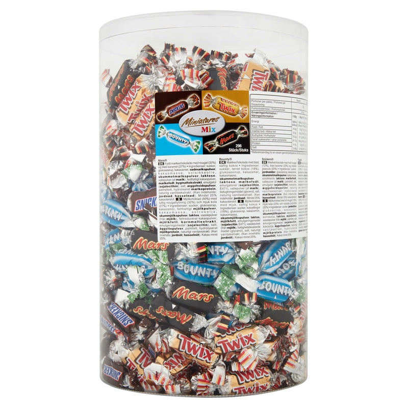 Chokolade, Mars, Miniature, pakke med 3 kg