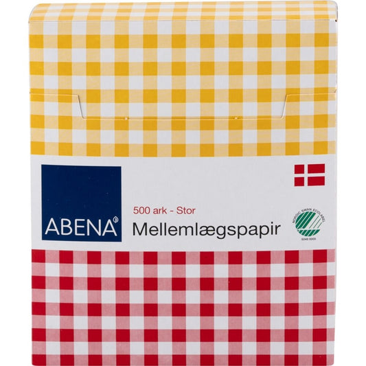 Smørrebrødspapir, 41 g/m2, 145 x 120 mm, naturlig, Pergamentpapir, pakke a 500 stk, Fødevaregodkendt