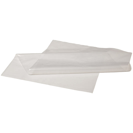 Plastikpose, 150 µm, 600 x 1000 mm, LD-PE, transparent, karton a 100, Fødevaregodkendt