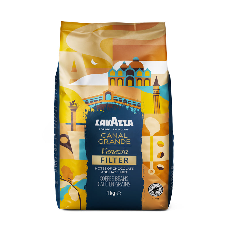 Kaffe hele bønner, Lavazza Canal Grande, pose à 1 kg, 6 poser