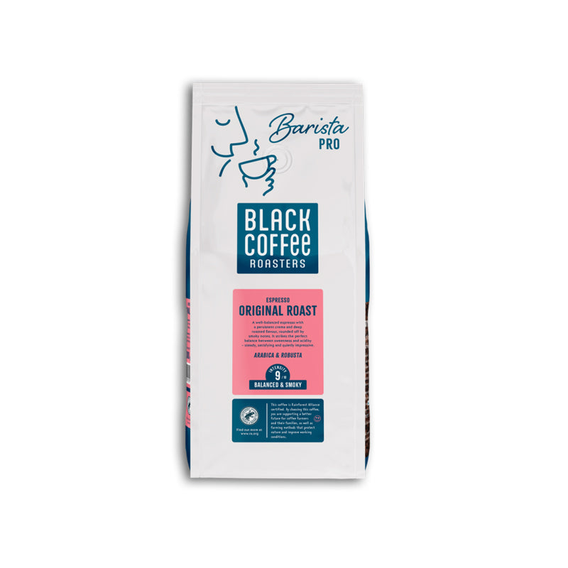 Espresso helbønner, BKI Black Coffee, original, pose a 1 kg