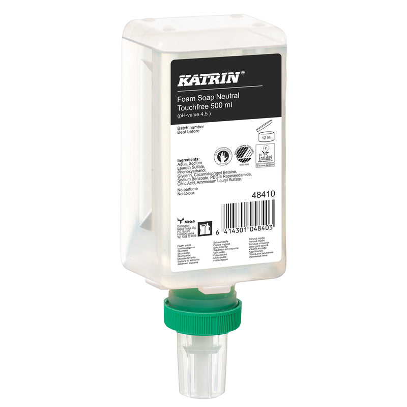 Skumsæbe, Katrin, Pure Natural, refill, 500 ml
