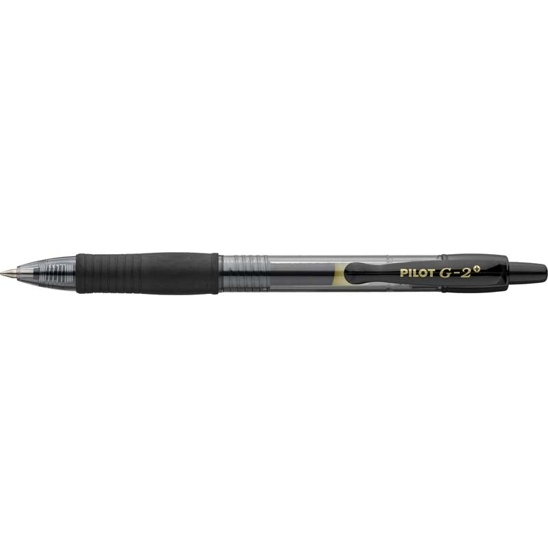 Gelpen, Pilot G2, BL-G2-7 M, 0,6-1,0MM, sort, Units 12