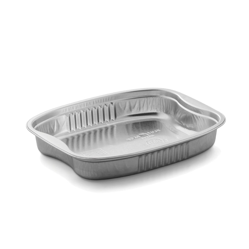 Foliebakke, Plus Pack Ready2Cook, Rektangulær, 552 ml, 183x148x30mm, aluminium, aluminium, pakke med 140 stk