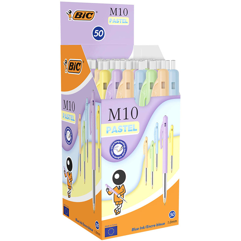Kuglepen, Bic, M10 51500 PASTEL ASS., assorteret