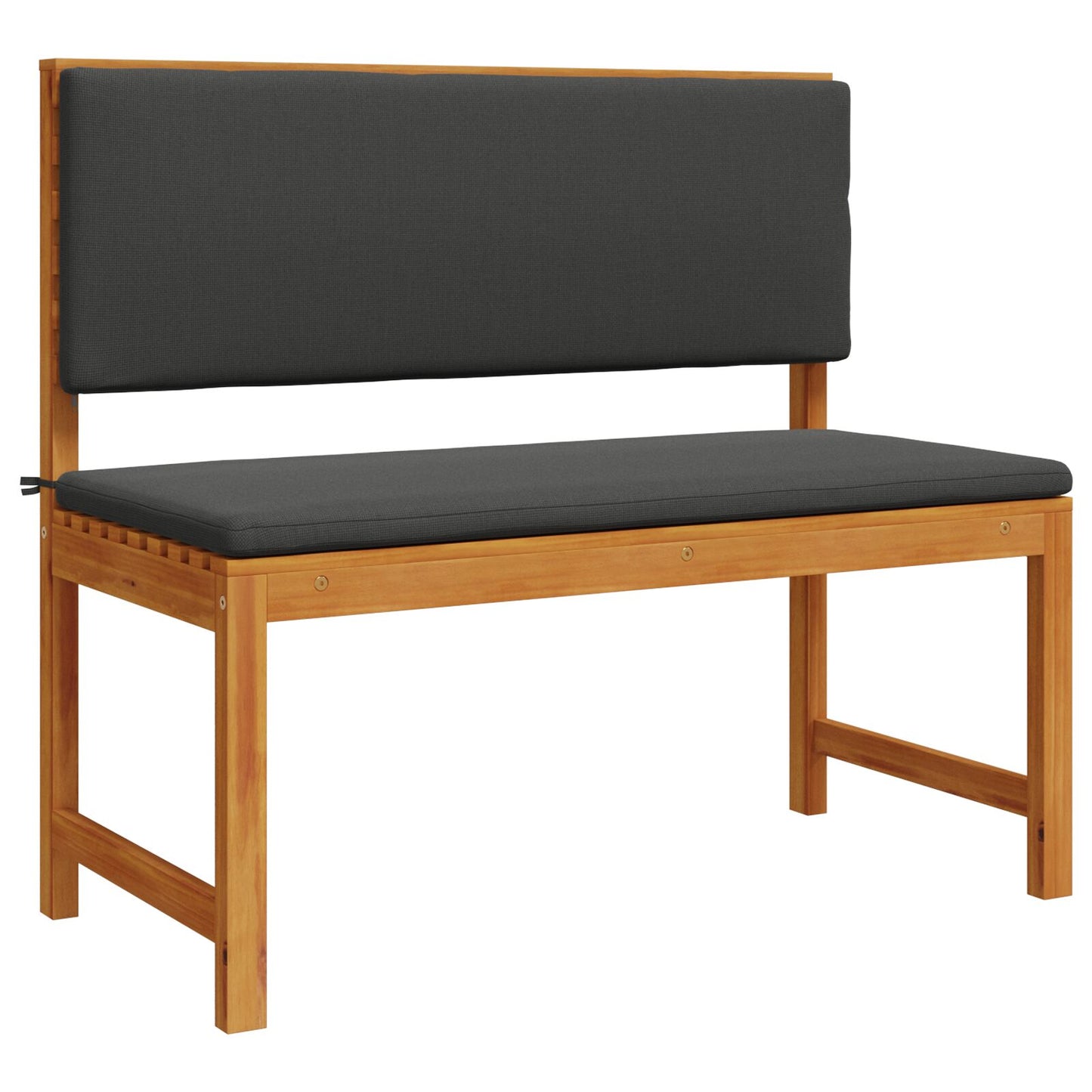 Havebænk med puder 100x50x91 cm Solid Akacietræ