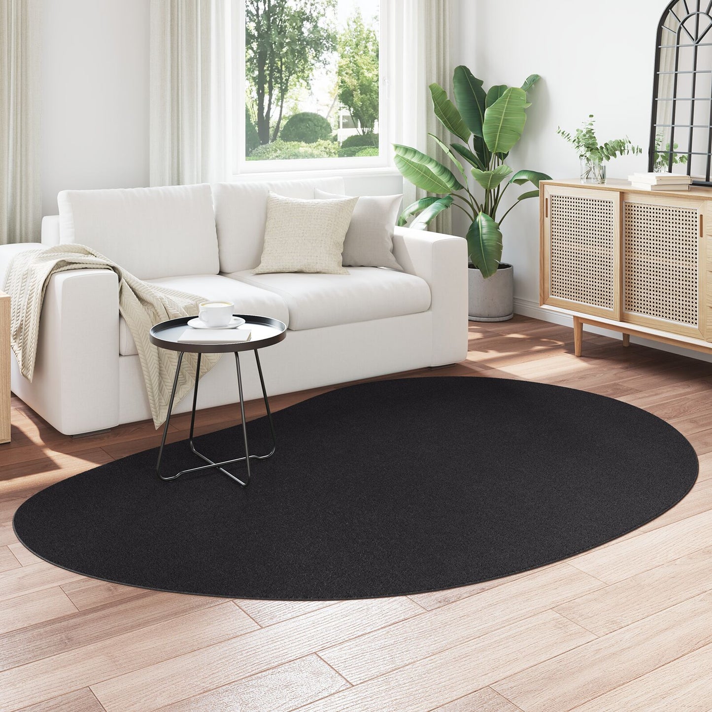 Tæpper Sort Uld 160 x 230 cm Dekorative indlæg Områdetæppe