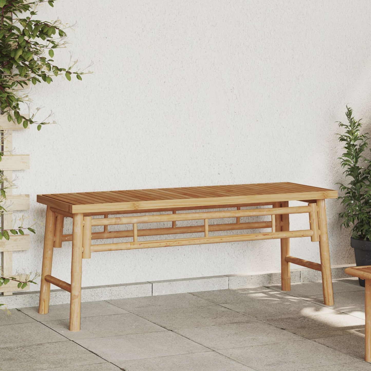 Havebænk 110x38x45 cm Bambus