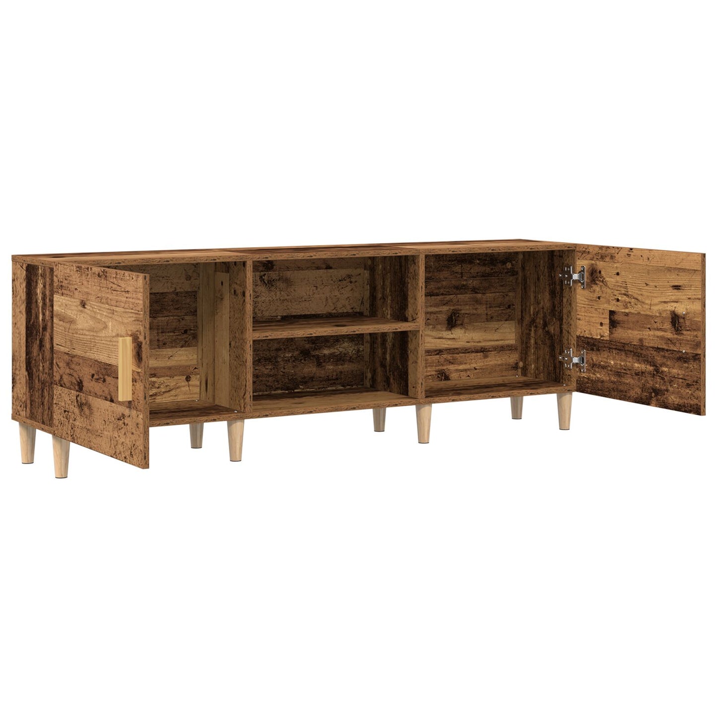 TV-bænk Gammelt Træ 150x30x50 cm Ingeniørtræ
