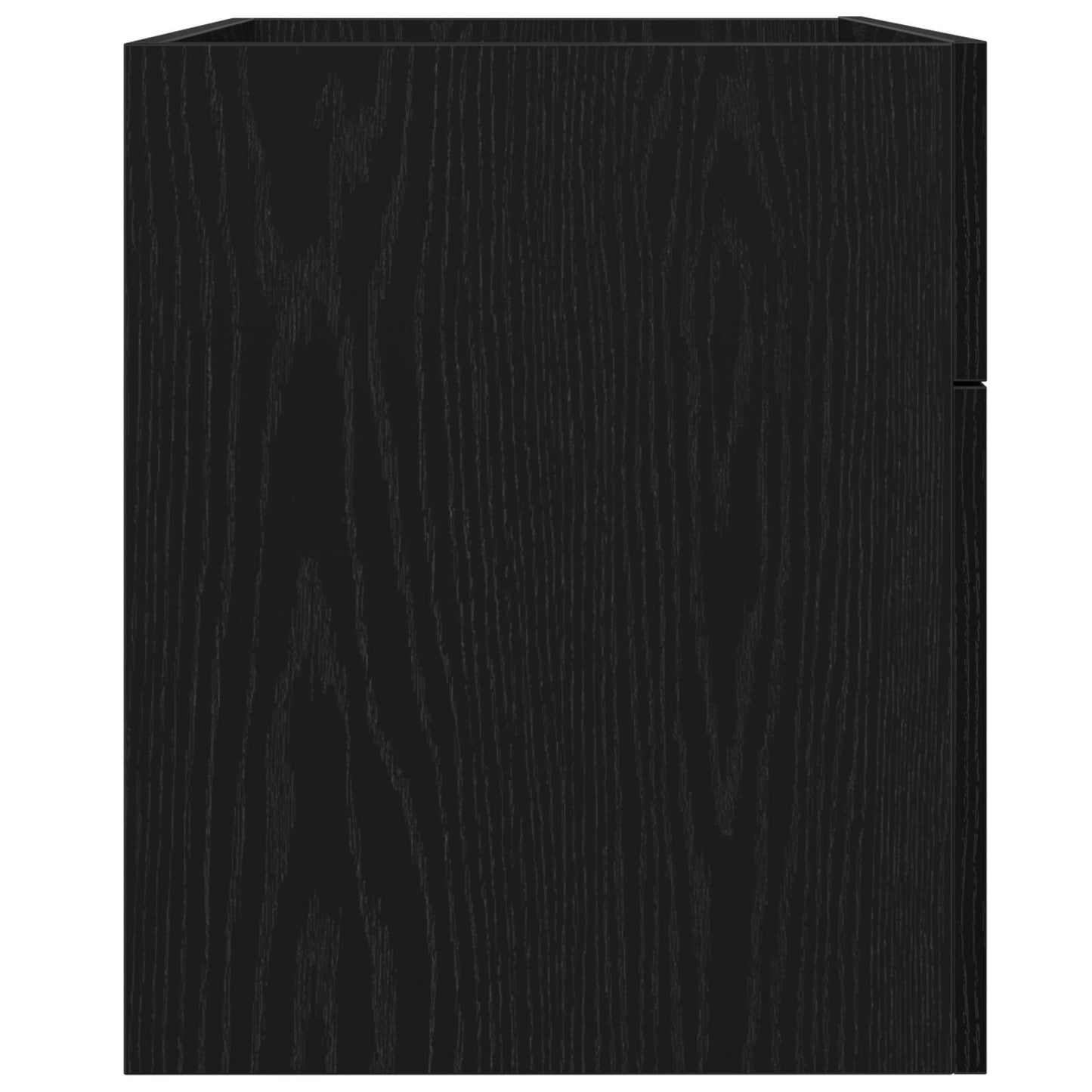 Badeværelsesskabe Sort Eg 90x38,5x46 cm Konstrueret træ