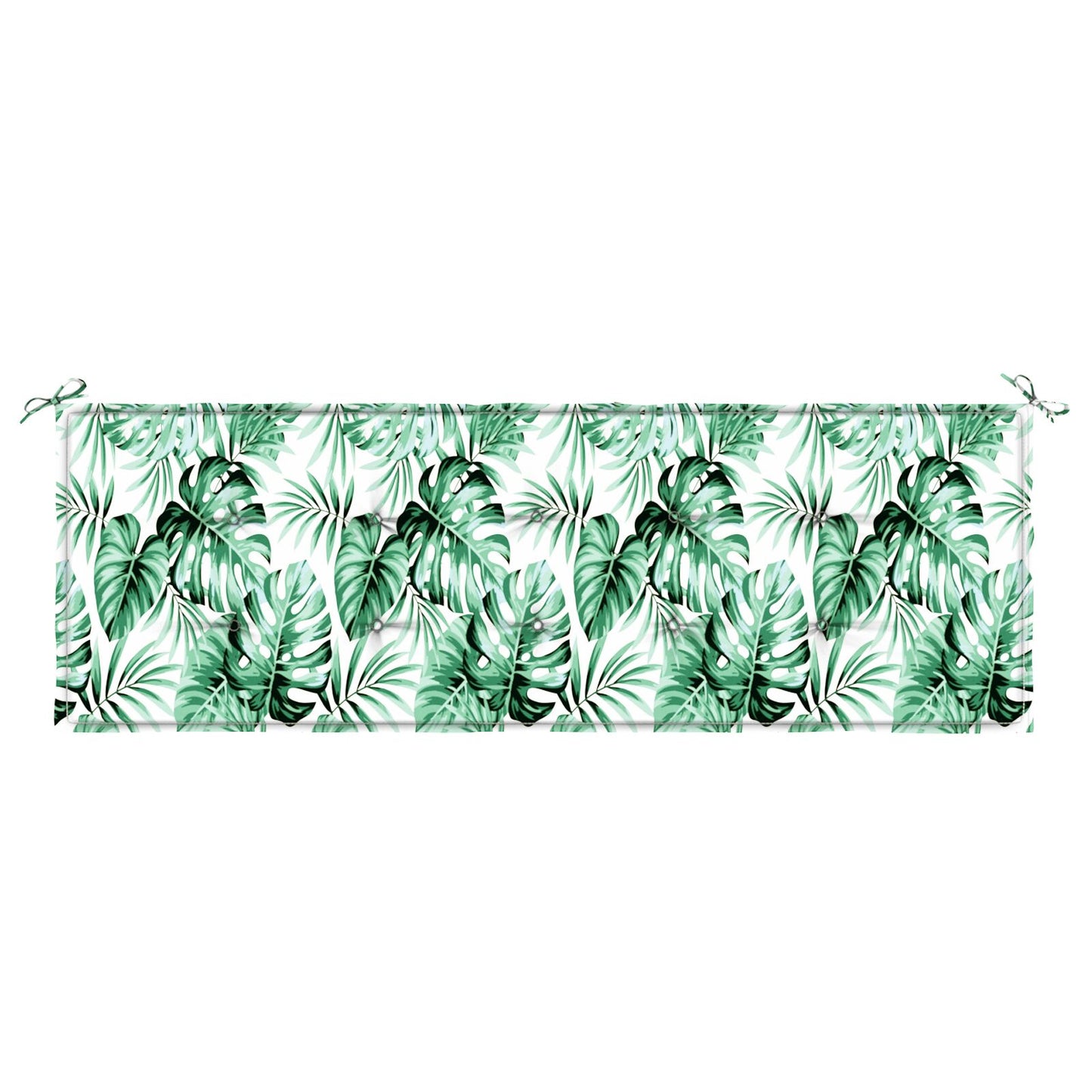 Havebænkpude - Bladdesign, 150x50x4 cm, Lavet med Oxford-stof