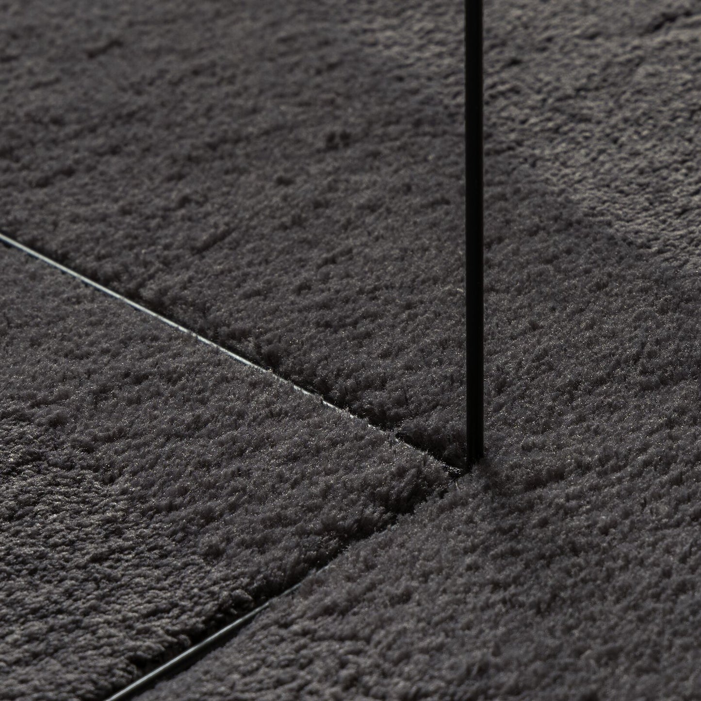 Tæppe 'HUARTE' Kort Pile Blødt og Vaskbart Antracit 100x200 cm