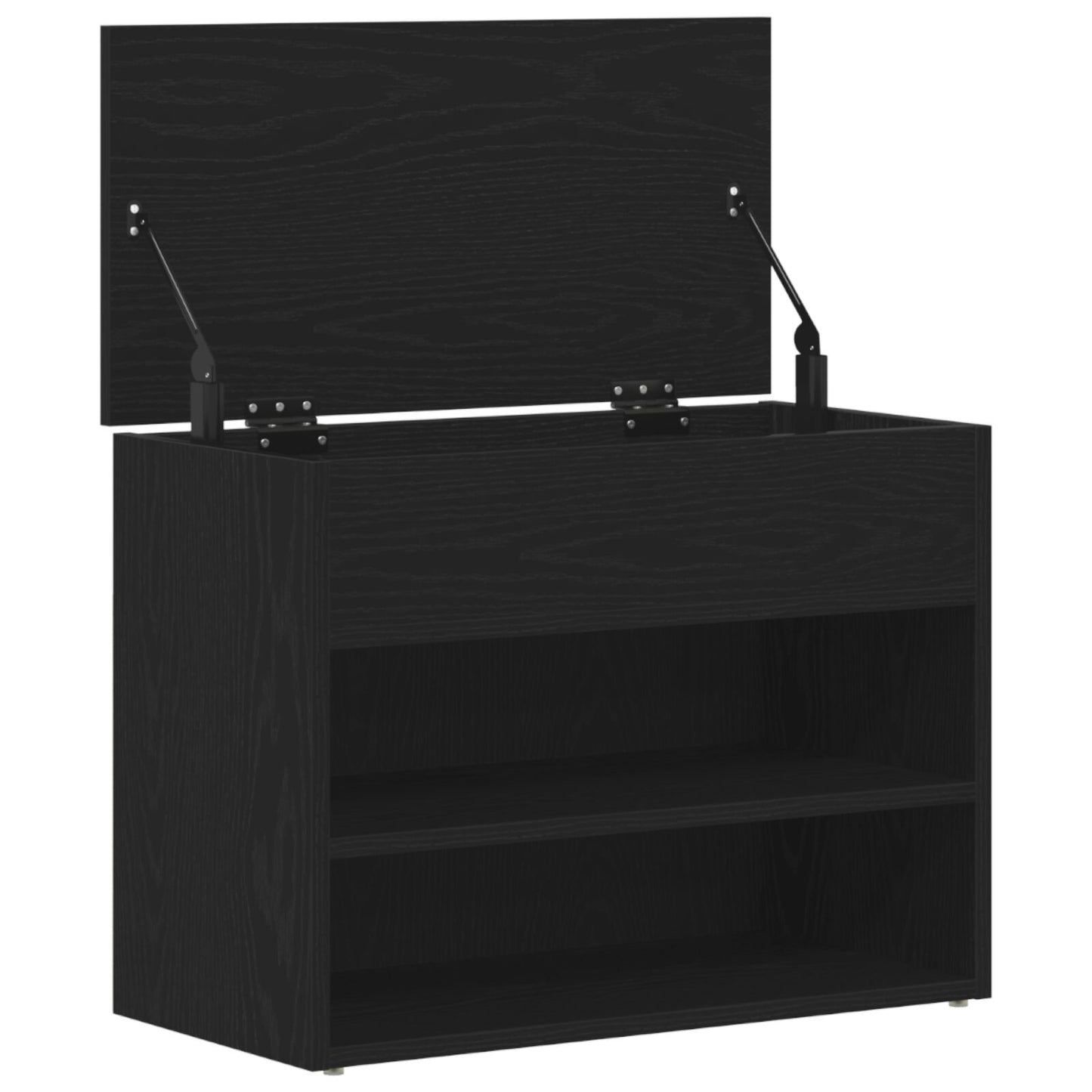 Hallbænk Sort Eg 60x30x45 cm Udført i Træ